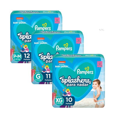 PAMPERS SPLASHERS - PAÑALES DE AGUA