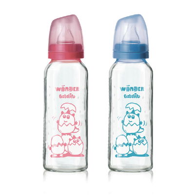 BABELITO – Mamadera de vidrio Silicona 250 ml