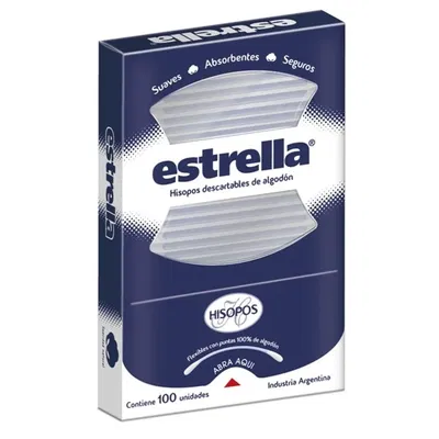 ESTRELLA HISOPOS CAJA
