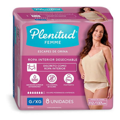 PLENITUD ROPA INTERIOR DESECHABLE G-XG