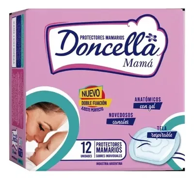 DONCELLA PROTECTORES MAMARIOS X12