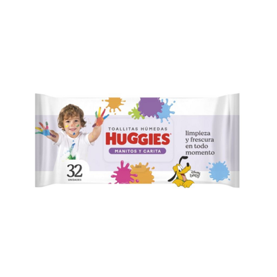 HUGGIES TOALLAS MANITO Y CARA 