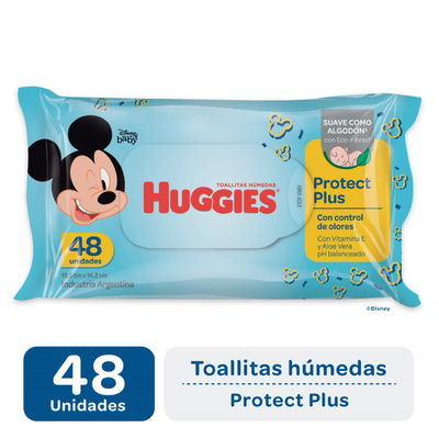 HUGGIES TOALLAS PROTECT PLUS 