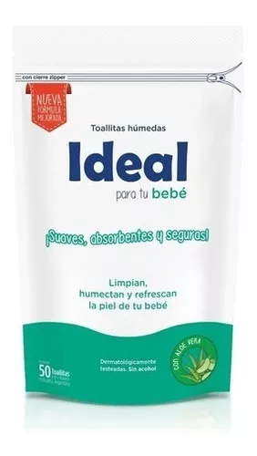 IDEAL TOALLAS HUMEDAS ALOE VERA