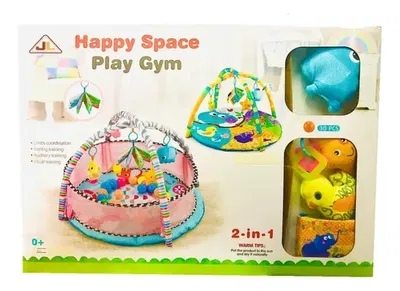 Gimnasio Infantil Happy Space- 2 En 1 Original