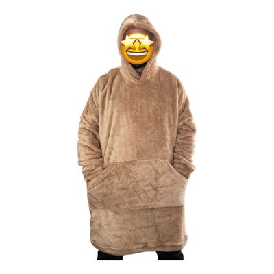 Buzo manta marrón claro plus size