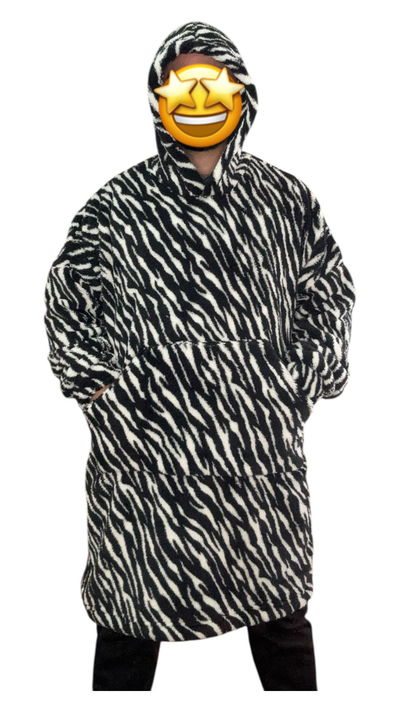 Buzo manta cebra plus size