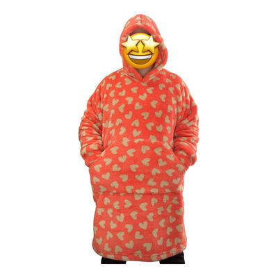 Buzo manta corazones plus size