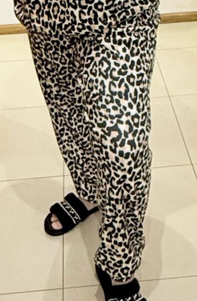 Pantalón plush animal print XXXL