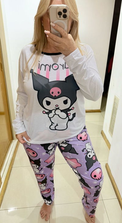 Pijama invierno kuromy  plus size 