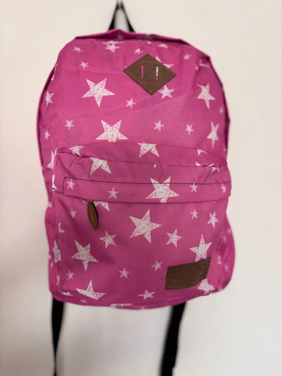 Mochila estrellas fucsia