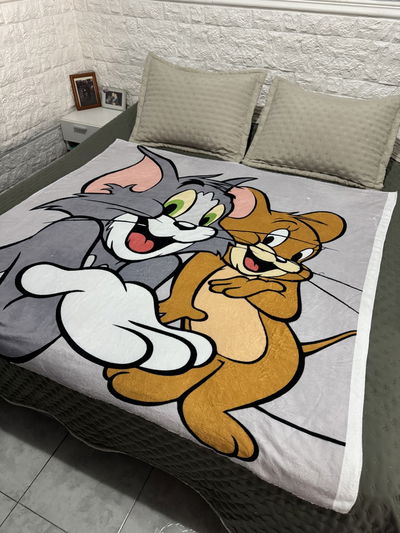 Manta tom y Jerry polar soft premium 