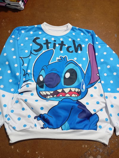 Buzo Stitch lunares 