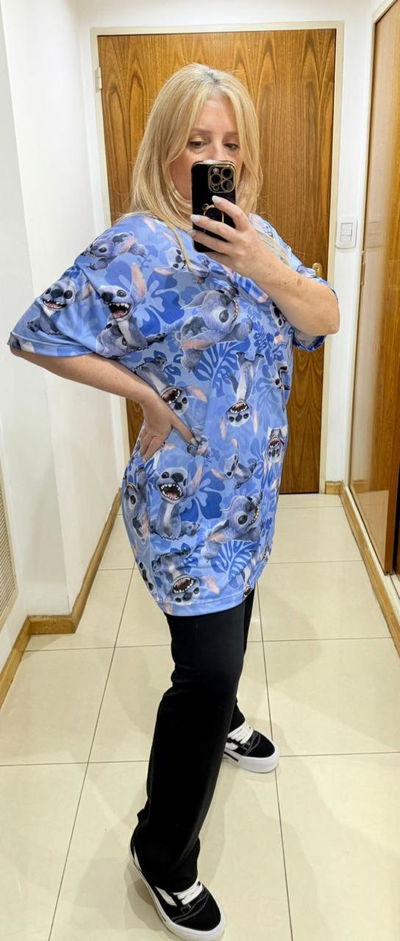 Remeron stitch pelicula plus size talle 7 