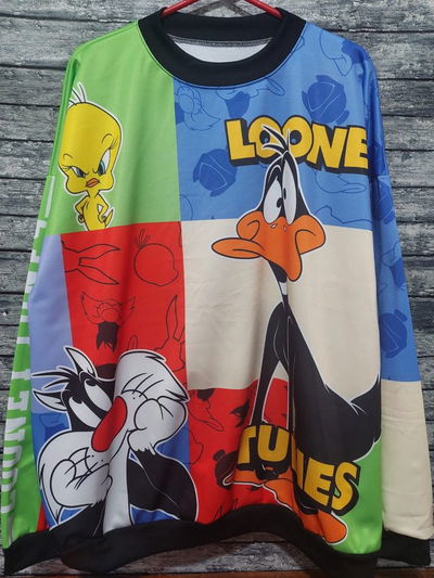 Buzo looney cuadros colores