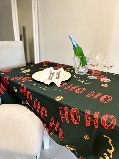 Mantel animado jo jo jo navidad