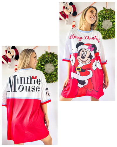 Remeron Minnie navideño spum talle 6