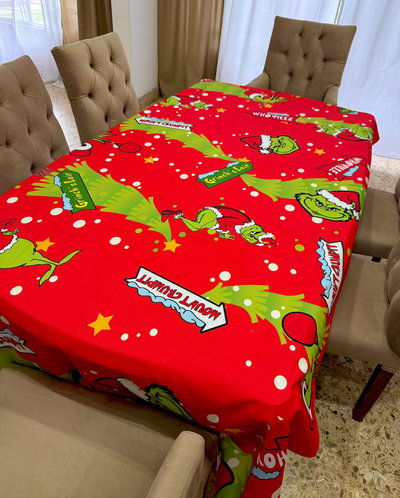 Mantel animado grinch navidad