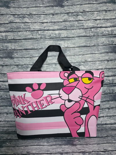 Bolso pantera rosa rayas