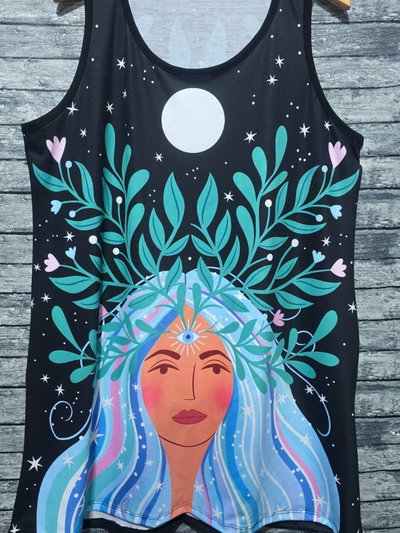 Vestido playero mujer luna talle 6