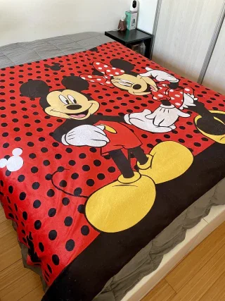 Manta mickey y minnie micropolar 