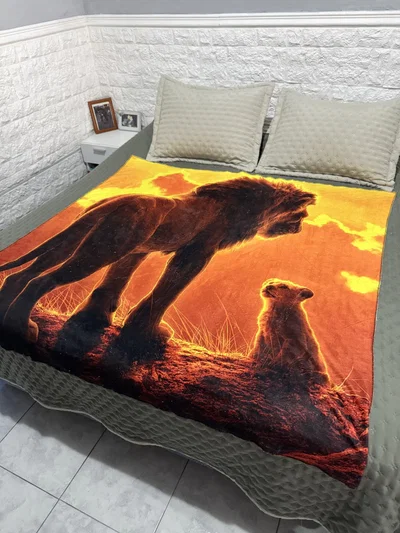 Manta rey leon polar soft 