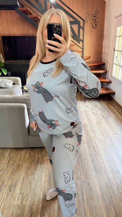 Pijama ratatouille plus size talle 7