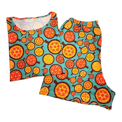 Pijama pizzas modal soft talle 5