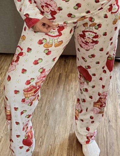 Pantalón frutillitas modal soft talle 8