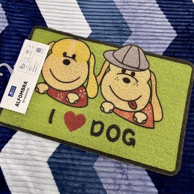 Alfombra I love dog antideslizante