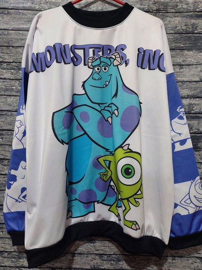 Buzo monsters inc blanco 