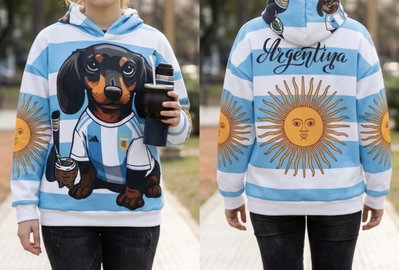 Buzo argentina perro salchicha talle 6