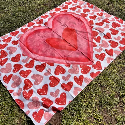 Mantel corazones