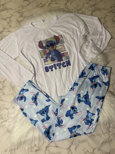 Pijama Stitch invierno talle 6