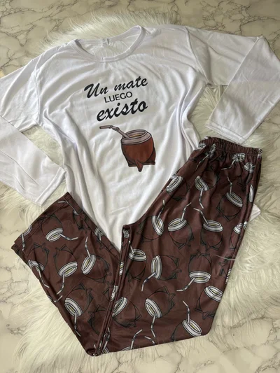Pijama mate invierno talle 6