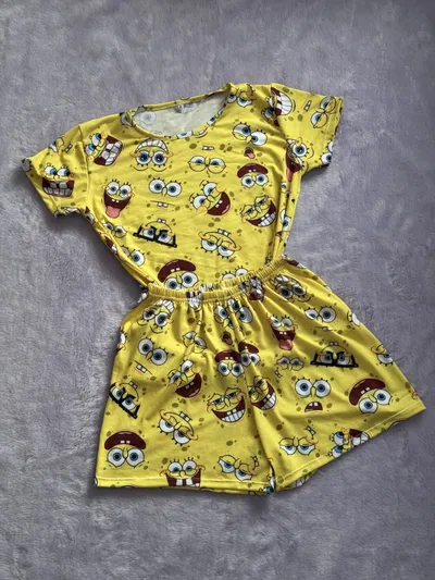 Pijama verano bob esponja full print