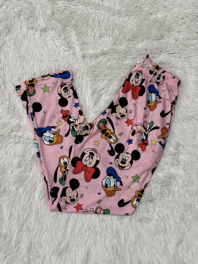 Pantalon disney rosa modal 