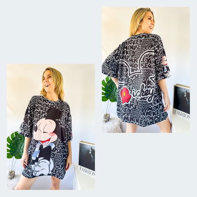 Remeron mickey letras spum talle 6