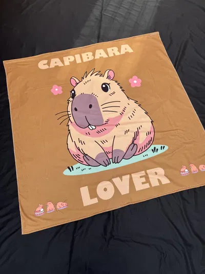 Maxi toallon capibara lover