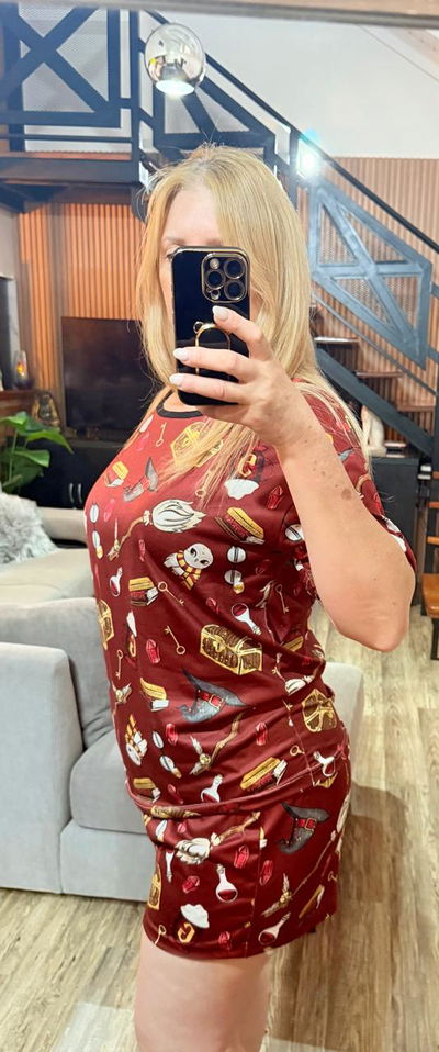 Pijama modal harry potter talle 8