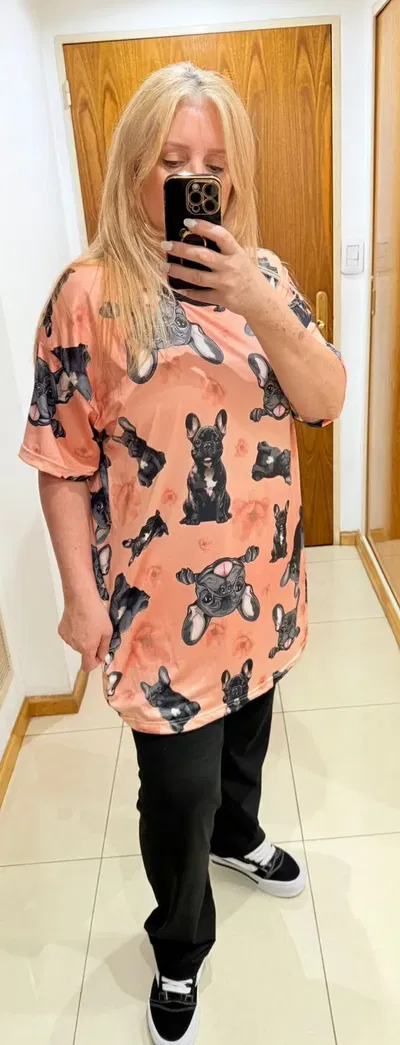 Remeron perro bulldog plus size talle 7 