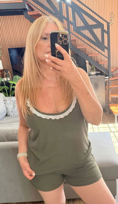 Pijama morley musculosa verde talle 7