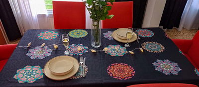 Mantel animado mandalas