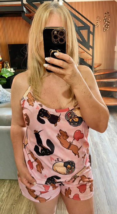 Pijama morley musculosas salchi rosa talle 8