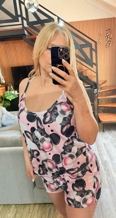 Pijama morley musculosas bulldog globo talle 8