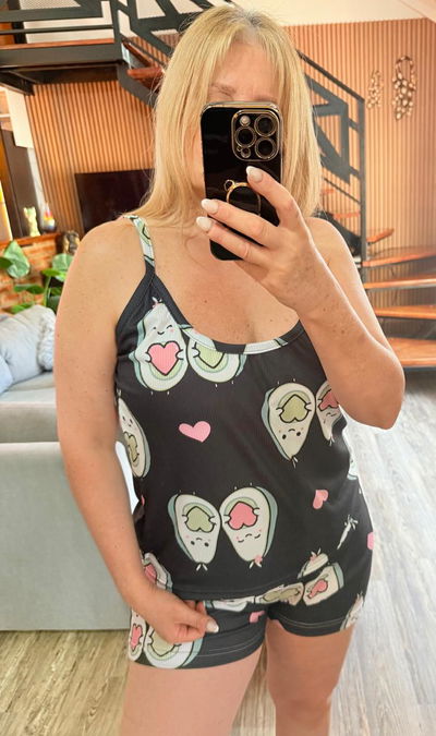 Pijama morley musculosas palta talle 8