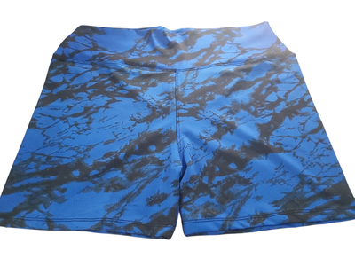 Biker lycra negra/azul talle 10