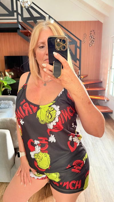 Pijama morley musculosas grinch talle 8