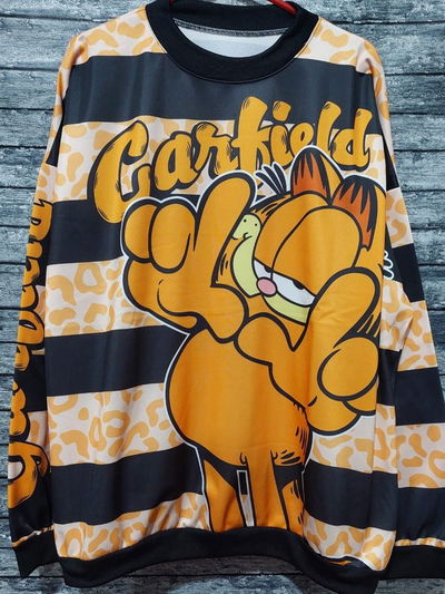 Buzo garfield rayas