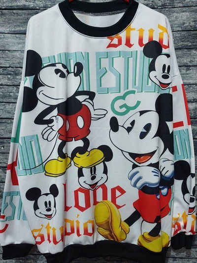 Buzo Mickey blanco